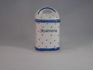 Gmundner Keramik-Dose/Gewrz eckig  Rosmarin